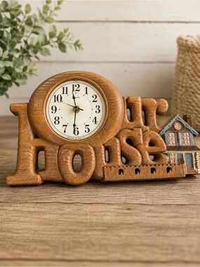 Vintage Burwood “Our House” Wall Clock – 1990